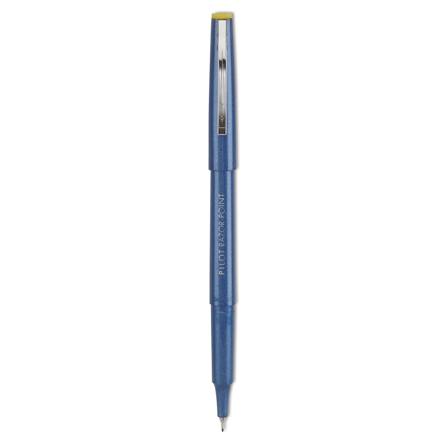 Pilot Razor Point Fine Line Porous Point Pen, Stick, Extra-Fine 0.3 mm, Blue Ink, Blue Barrel, Dozen