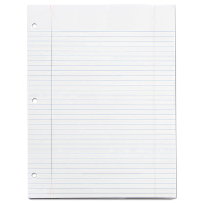Universal Filler Paper, 3-Hole, 8.5 x 11, Medium/College Rule, 100/Pack