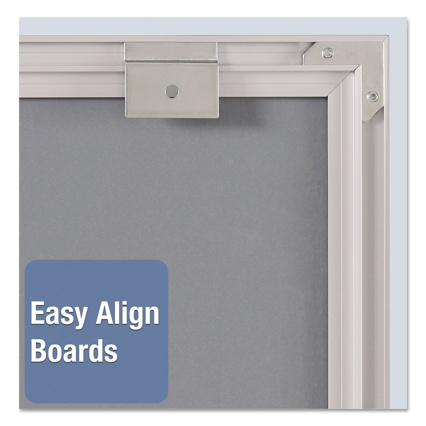 Quartet Matrix Magnetic Boards, Painted Steel, 23 x 16, White, Aluminum Frame