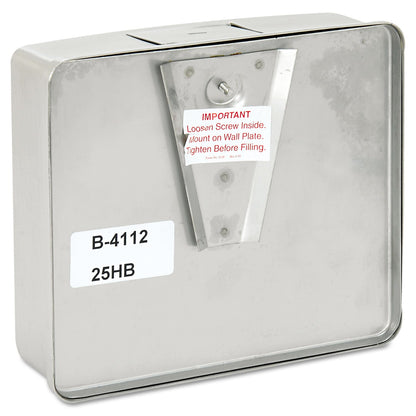 Bobrick ConturaSeries Surface-Mounted Liquid Soap Dispenser, 40 oz, 7 x 3.31 x 6.13, Stainless Steel Satin