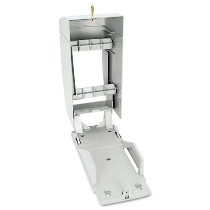 Bobrick Matrix Series Two-Roll Tissue Dispenser, 6.25 x 6.88 x 13.5, Gray