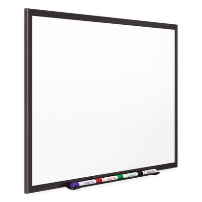 Quartet Classic Porcelain Magnetic Whiteboard, 60 x 36, Black Aluminum Frame