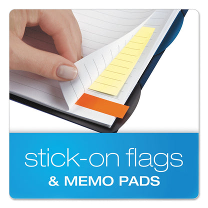 Ampad Versa Crossover Notebook, 3 Subject, Wide/Legal Rule, Navy Cover, 11 x 8.5, 60 Sheets