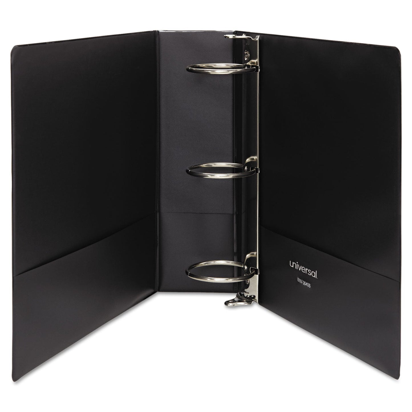 Universal Economy Non-View Round Ring Binder, 3 Rings, 3" Capacity, 11 x 8.5, Royal Blue
