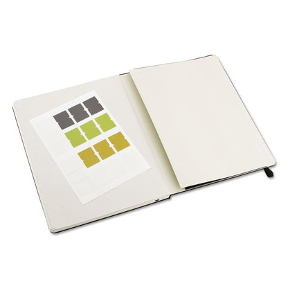 Moleskine Professional Notebook, Hardcover, 1 Subject, Narrow Rule, Black Cover, 9.75 x 7.5, 192 Sheets