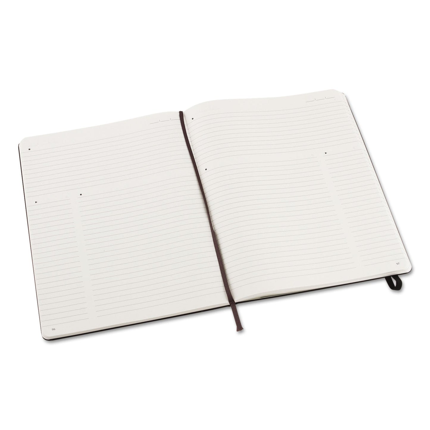 Moleskine Professional Notebook, Hardcover, 1 Subject, Narrow Rule, Black Cover, 9.75 x 7.5, 192 Sheets