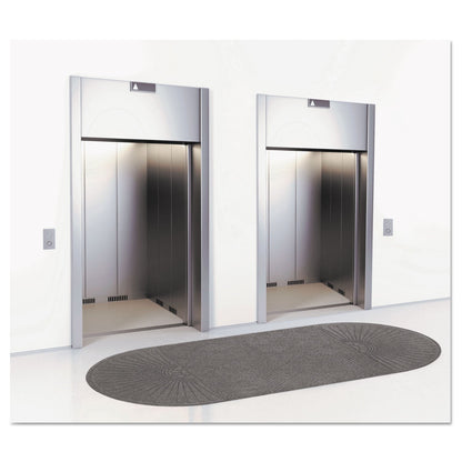 Guardian EcoGuard Diamond Floor Mat, Double Fan, 48 x 96, Charcoal