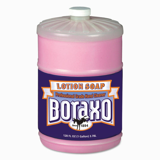 Boraxo Liquid Lotion Soap, Floral Fragrance, 1 gal Bottle, 4/Carton