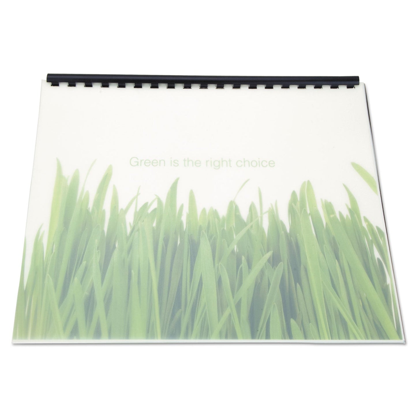 GBC 100% Recycled Poly Binding Cover, Frost, 11 x 8.5, Unpunched, 25/Pack