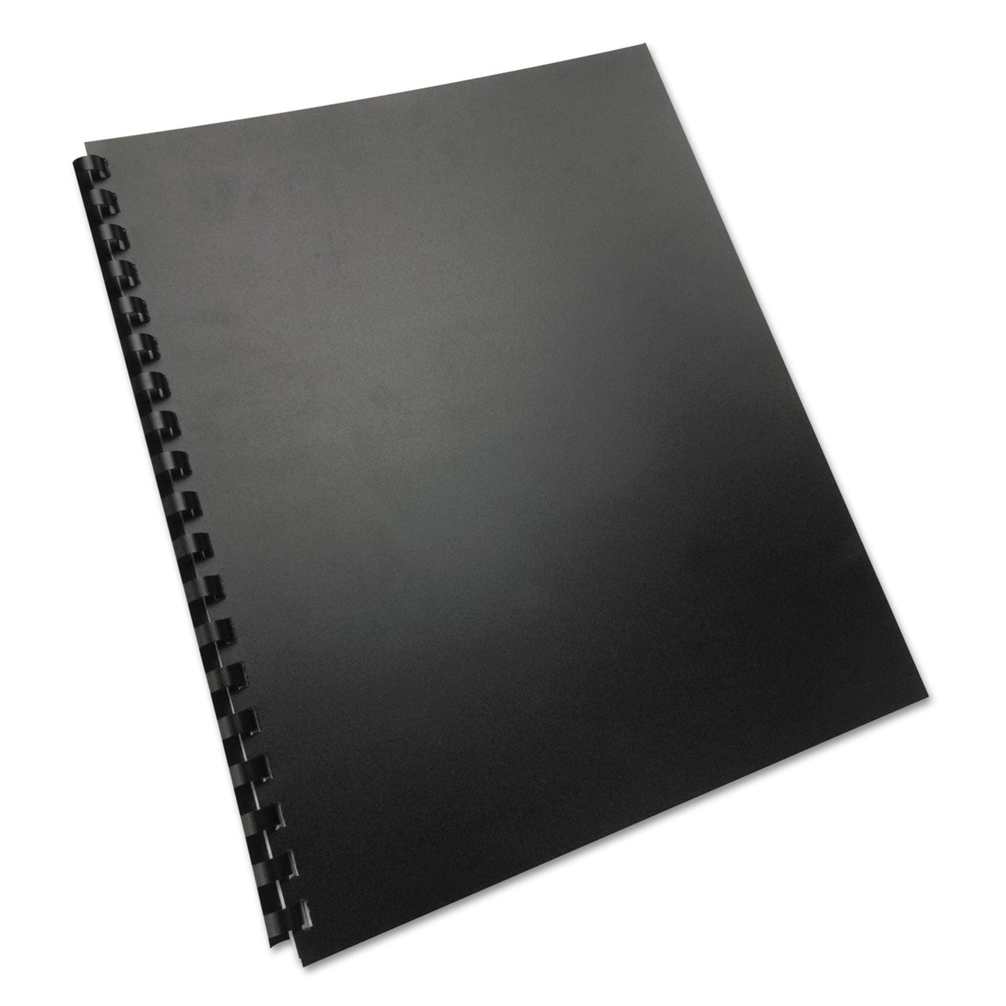 GBC 100% Recycled Poly Binding Cover, Black, 11 x 8.5, Unpunched, 25/Pack