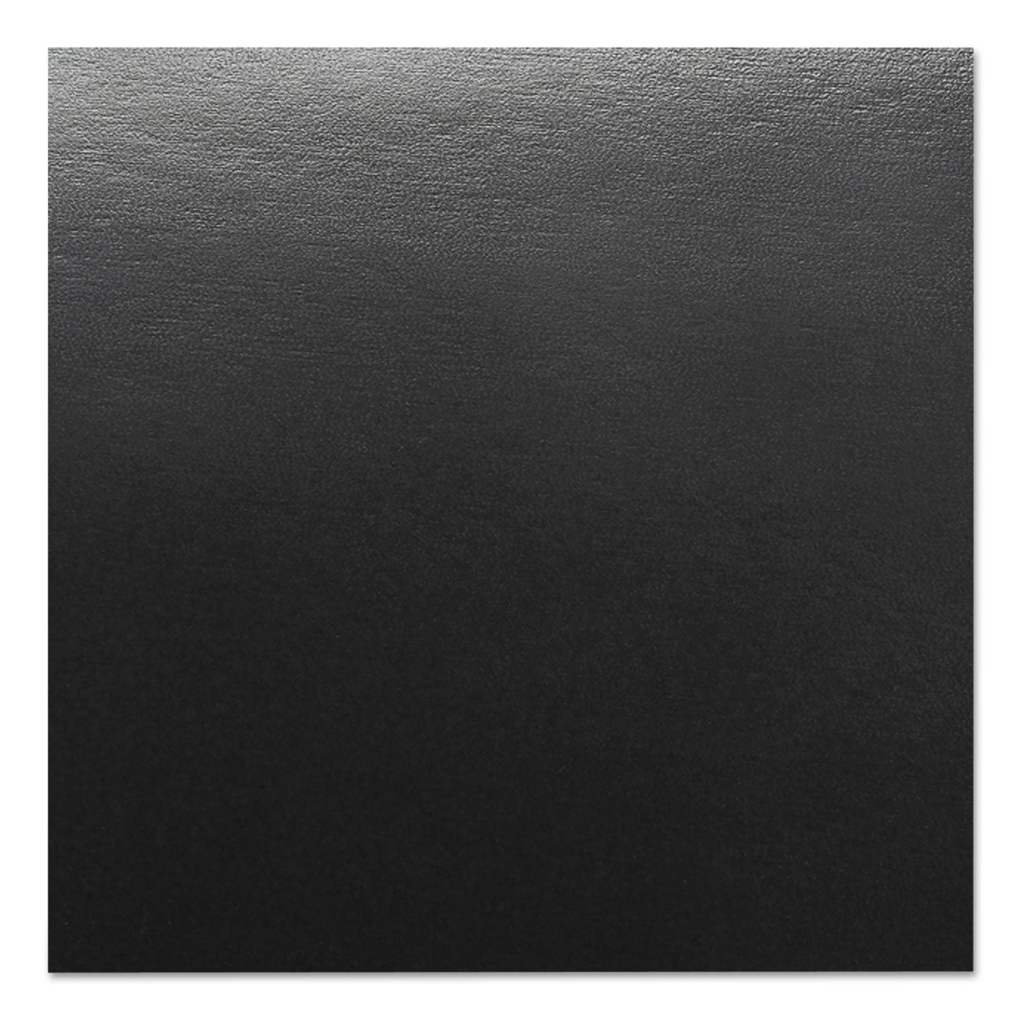 GBC Leather-Look Presentation Covers for Binding Systems, Black, 11.25 x 8.75, Unpunched, 100 Sets/Box
