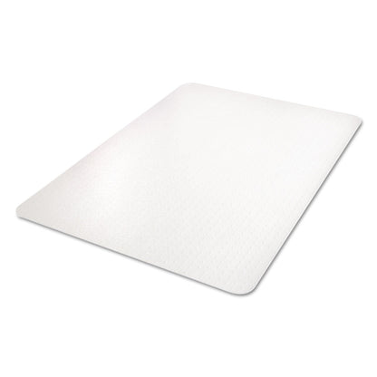 deflecto All Day Use Chair Mat - All Carpet Types, 36 x 48, Rectangular, Clear