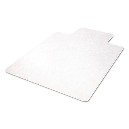 deflecto EconoMat All Day Use Chair Mat for Hard Floors, 36 x 48, Lipped, Clear