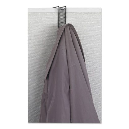 Safco Onyx Panel/Door Coat Hook, Steel