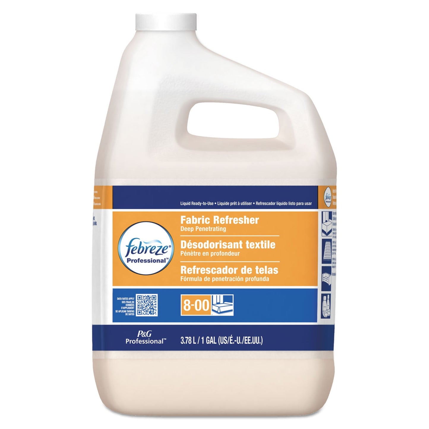 Febreze Professional Deep Penetrating Fabric Refresher, Fresh Clean, 1 gal Bottle