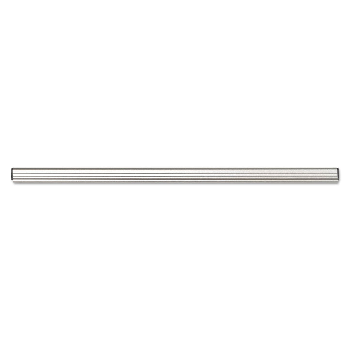 Advantus Grip-A-Strip Display Rail, 12 x 1.5, Aluminum Finish