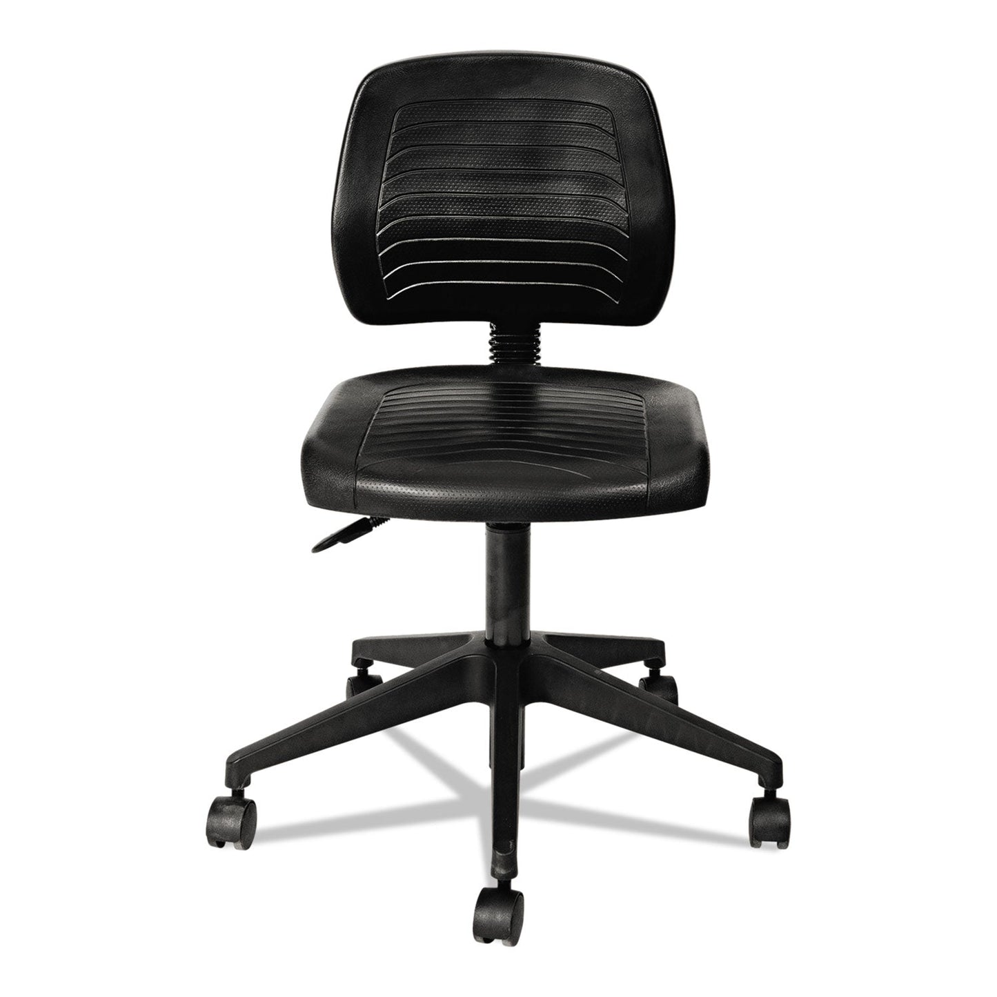 Alera WL Series Workbench Stool, Supports Up to 250 lb, 17.25" to 25" Seat Height, Black