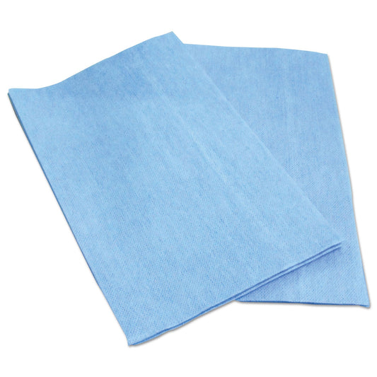 Boardwalk Foodservice Wipers, 13 x 21, Blue, 150/Carton
