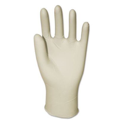 Boardwalk General-Purpose Latex Gloves, Natural, Large, Powder-Free, 4.4 mil, 1000/Carton