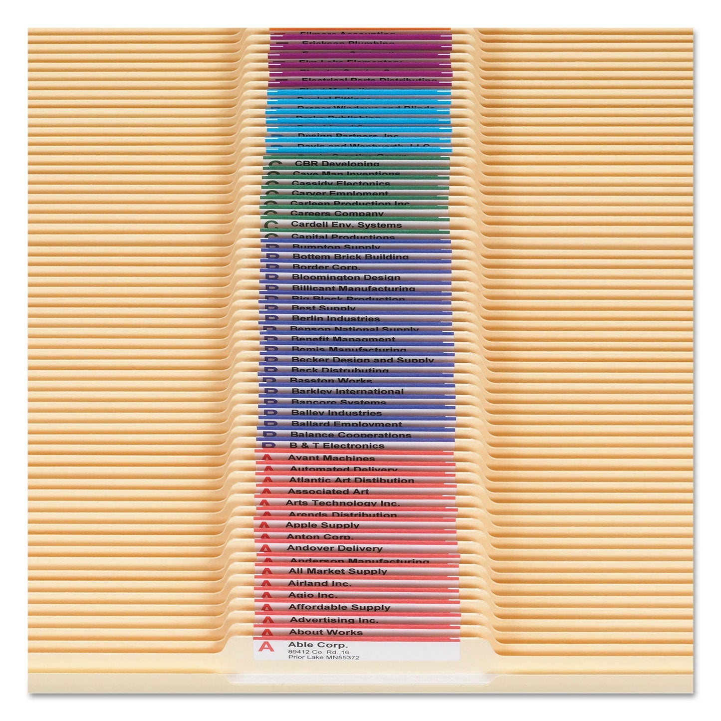 Smead Reinforced Tab Manila File Folders, 1/3-Cut Tabs: Center Position, Letter Size, 0.75" Expansion, 11-pt Manila, 100/Box