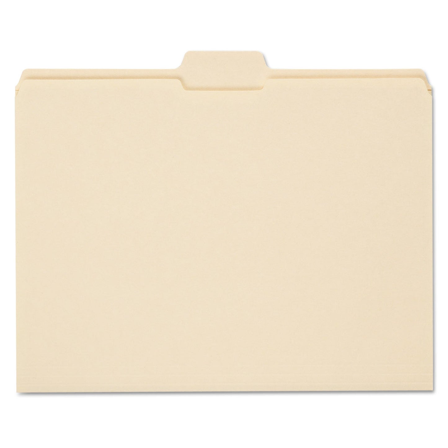 Smead Reinforced Tab Manila File Folders, 1/5-Cut Tabs: Assorted, Letter Size, 0.75" Expansion, 11-pt Manila, 100/Box
