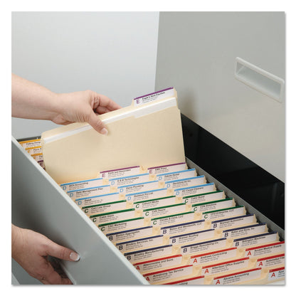Smead Manila Fastener Folders with SafeSHIELD Coated Fasteners, 2 Fasteners, Letter Size, Manila Exterior, 50/Box