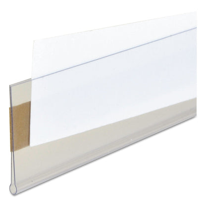C-Line Self-Adhesive Label Holders, Top Load, 1 x 6, Clear, 50/Pack