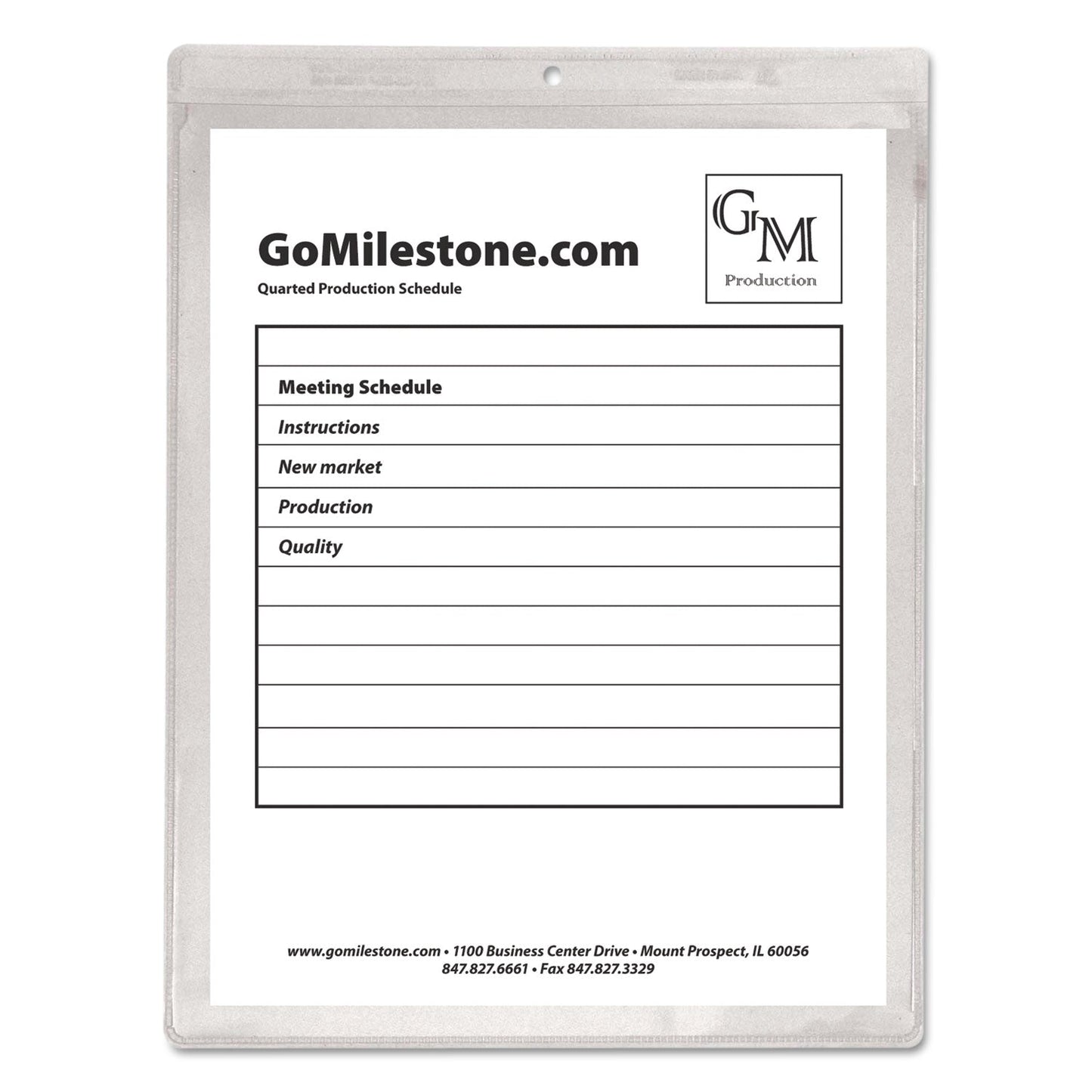 C-Line Clear Vinyl Shop Ticket Holders, Both Sides Clear, 50 Sheets, 9 x 12, 50/Box