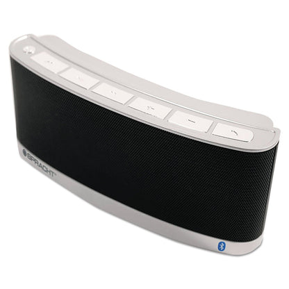 Spracht blunote 2 Portable Wireless Bluetooth Speaker, Black/Silver