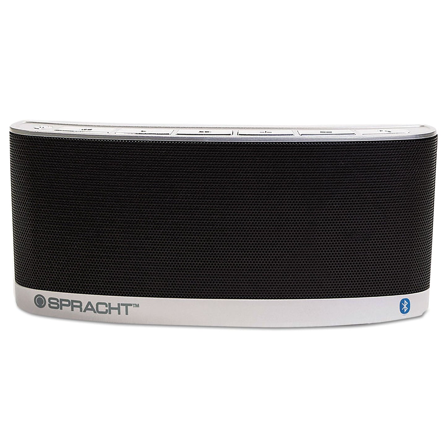 Spracht blunote 2 Portable Wireless Bluetooth Speaker, Black/Silver
