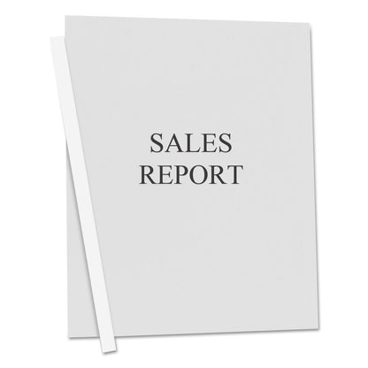 C-Line Vinyl Report Covers, 0.13" Capacity, 8.5 x 11, Clear/Clear, 50/Box