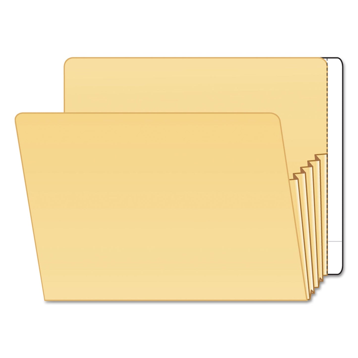 Tabbies File Folder End Tab Converter Extenda Strip, 3.25 x 9.5, White