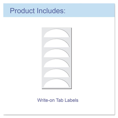 C-Line Expanding Files, 1.63" Expansion, 7 Sections, Cord/Hook Closure, 1/6-Cut Tabs, Letter Size, Blue