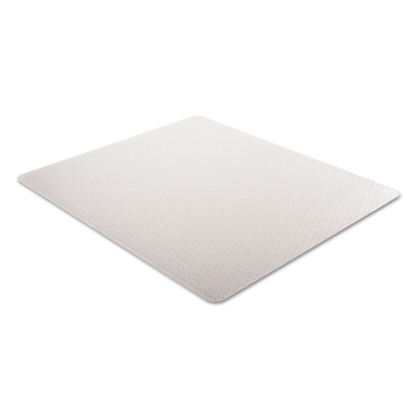 Alera Moderate Use Studded Chair Mat for Low Pile Carpet, 46 x 60, Rectangular, Clear