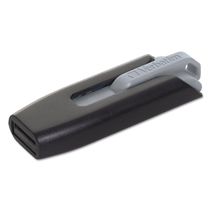 Verbatim Store 'n' Go V3 USB 3.0 Drive, 64 GB, Black/Gray