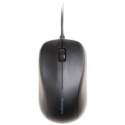 Kensington Wired USB Mouse for Life, USB 2.0, Left/Right Hand Use, Black
