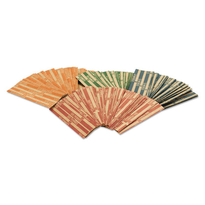 Pap-R Products Flat Coin Wrappers, Pennies, $.50, 1000 Wrappers/Box