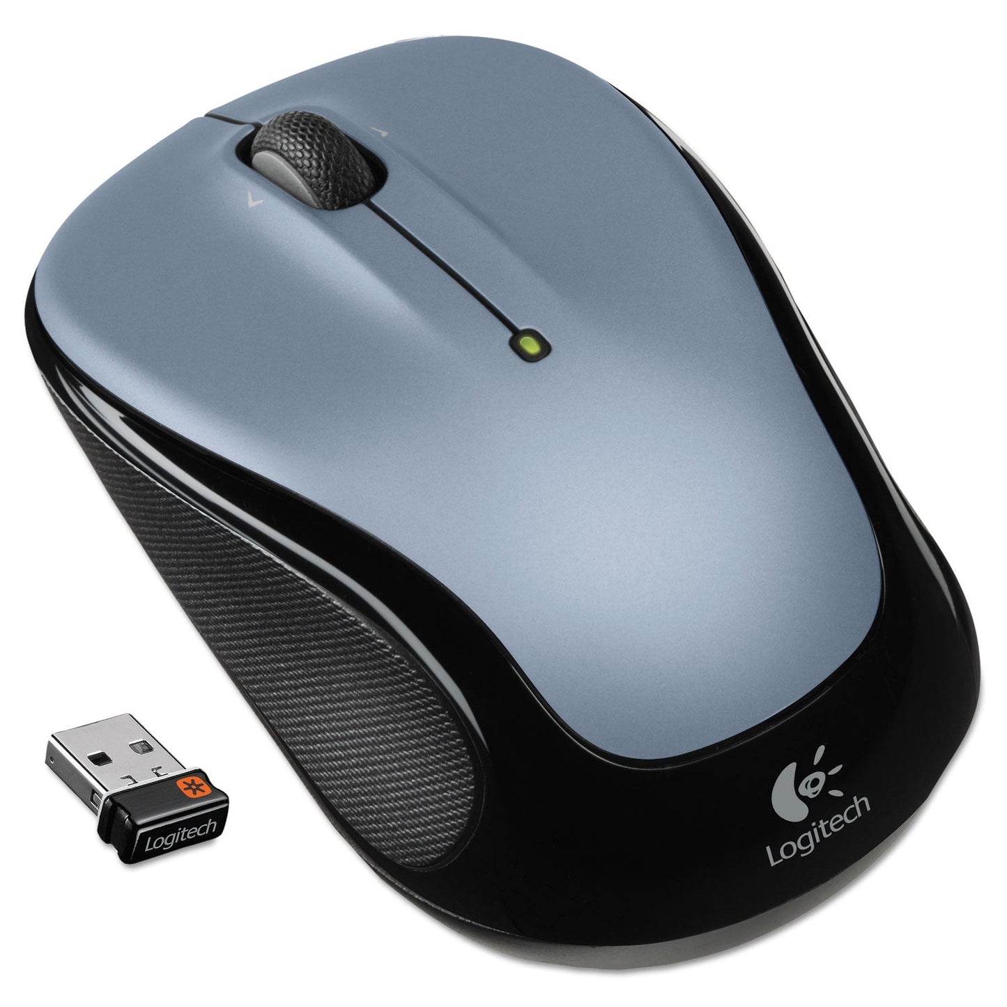 Logitech M325 Wireless Mouse, 2.4 GHz Frequency/30 ft Wireless Range, Left/Right Hand Use, Silver