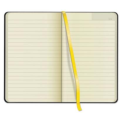 TOPS Idea Collective Journal, Hardcover with Elastic Closure, 1 Subject, Wide/Legal Rule, Black Cover, 8.25 x 5, 120 Sheets