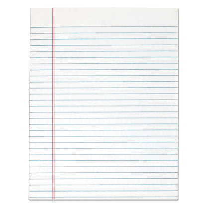 TOPS "The Legal Pad" Glue Top Pads, Wide/Legal Rule, 50 White 8.5 x 11 Sheets, 12/Pack