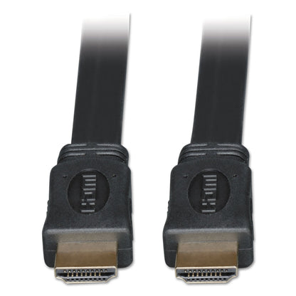 Tripp Lite High Speed HDMI Flat Cable, Ultra HD 4K, Digital Video with Audio (M/M), 6 ft, Black