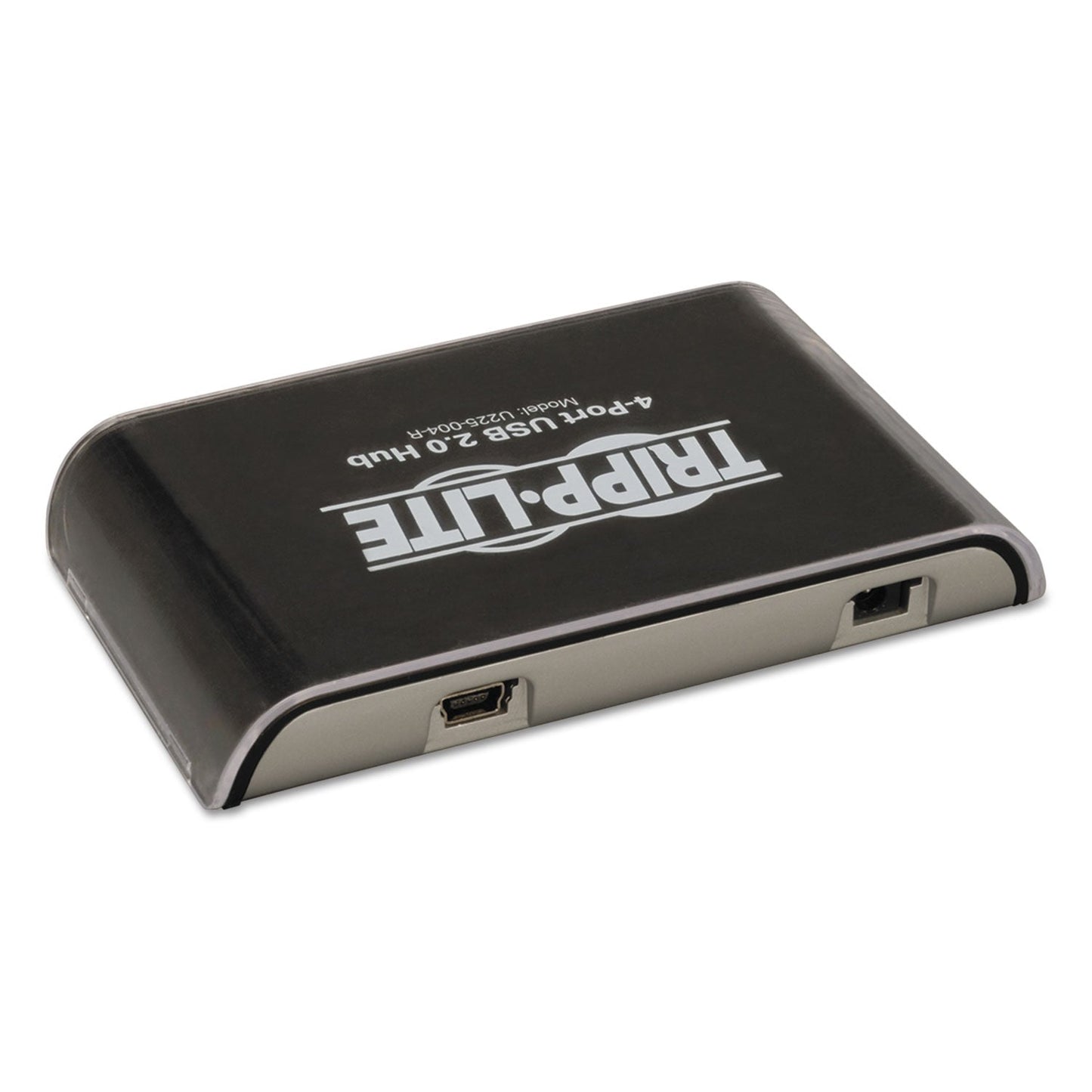 Tripp Lite USB 2.0 Hub, 4 Ports, Black/Silver