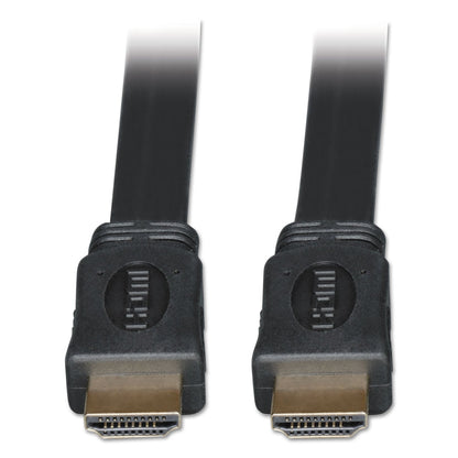 Tripp Lite High Speed HDMI Flat Cable, Ultra HD 4K, Digital Video with Audio (M/M), 3 ft, Black