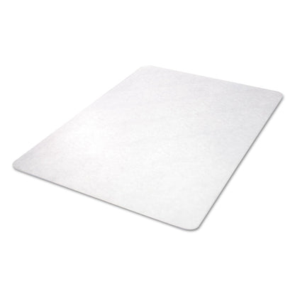 deflecto EconoMat All Day Use Chair Mat for Hard Floors, 45 x 53, Clear