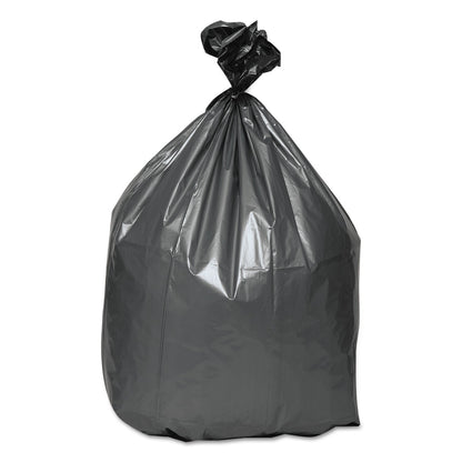 Platinum Plus Can Liners, 60 gal, 1.55 mil, 39" x 56", Gray, 25/Carton