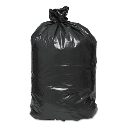 Classic Linear Low-Density Can Liners, 60 gal, 0.9 mil, 38" x 58", Black, 100/Carton