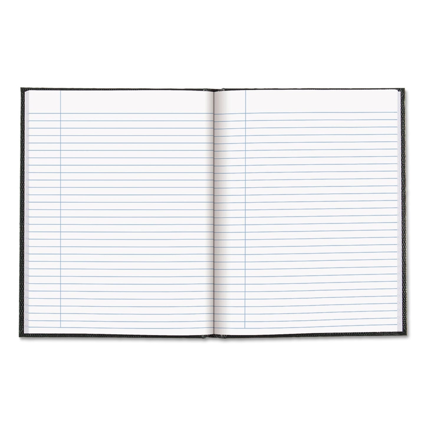 Blueline Executive Notebook, 1 Subject, Medium/College Rule, Black Cover, 9.25 x 7.25, 150 Sheets