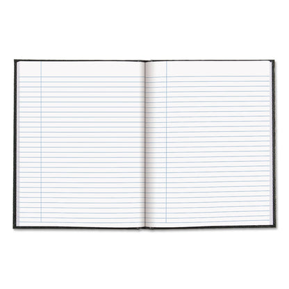 Blueline Executive Notebook, 1 Subject, Medium/College Rule, Black Cover, 9.25 x 7.25, 150 Sheets