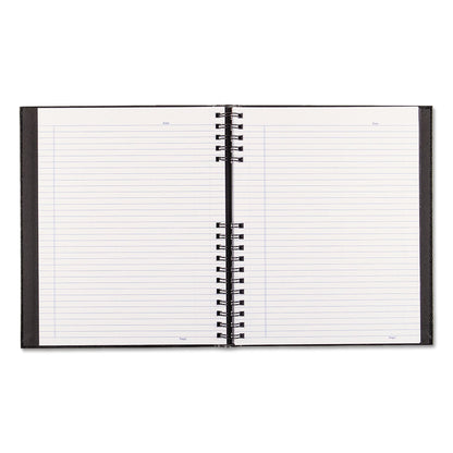 Blueline NotePro Notebook, 1 Subject, Medium/College Rule, Black Cover, 11 x 8.5, 150 Sheets