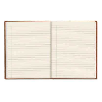 Blueline Da Vinci Notebook, 1 Subject, Medium/College Rule, Tan Cover, 11 x 8.5, 75 Sheets